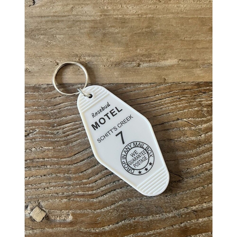 Schitt's Creek David Rose Motel Keychain